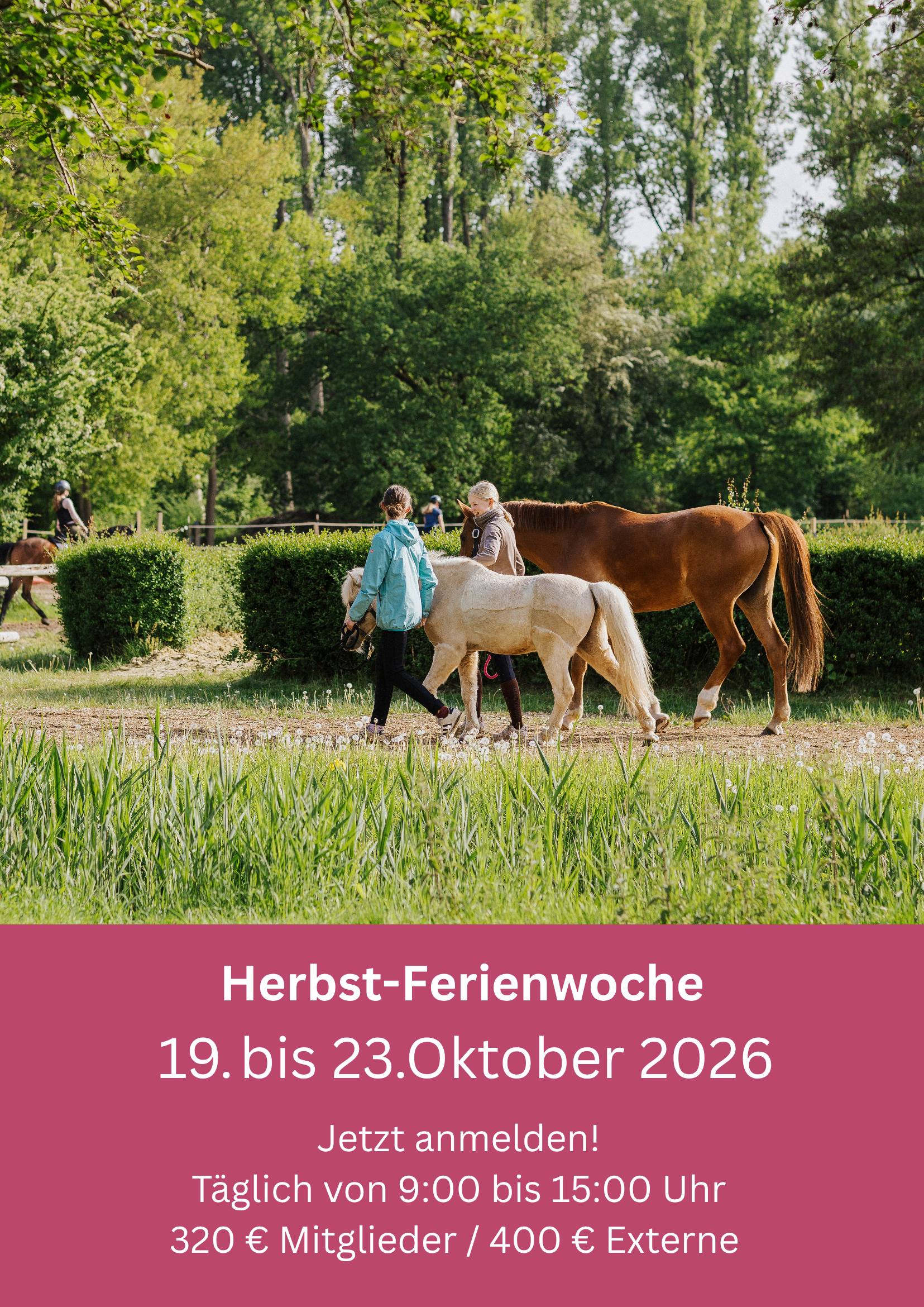 Reitferien Krefeld Ottohof 2026